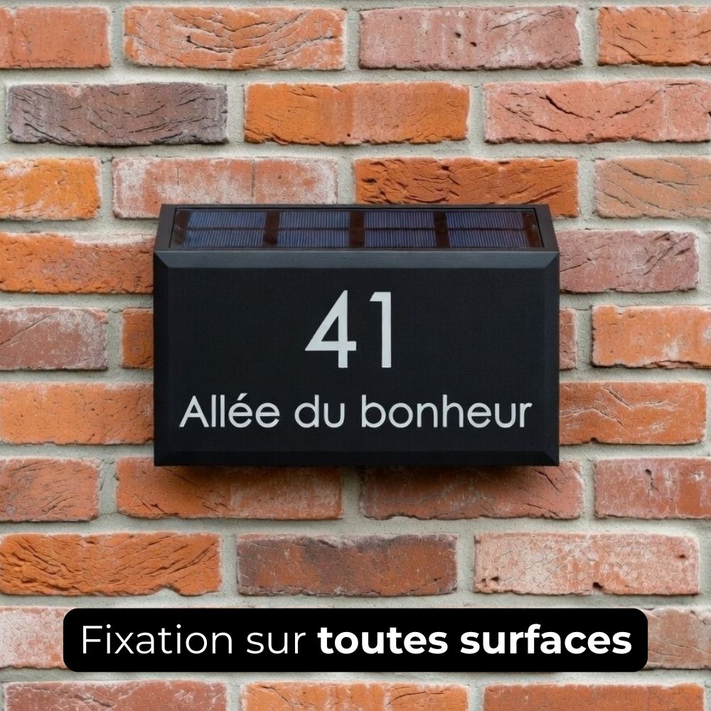 Plaque personnalisée