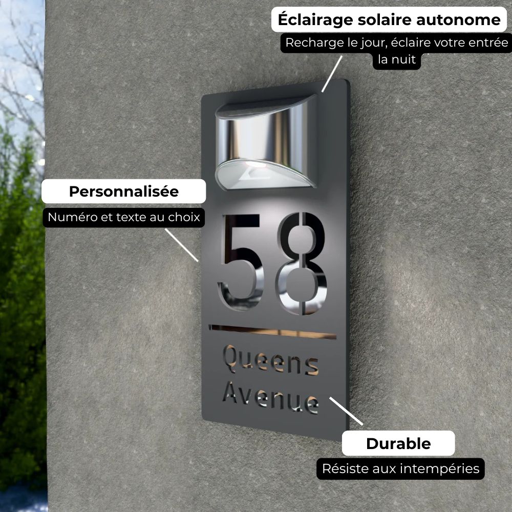 Plaque personnalisée