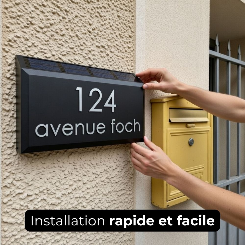 Plaque personnalisée