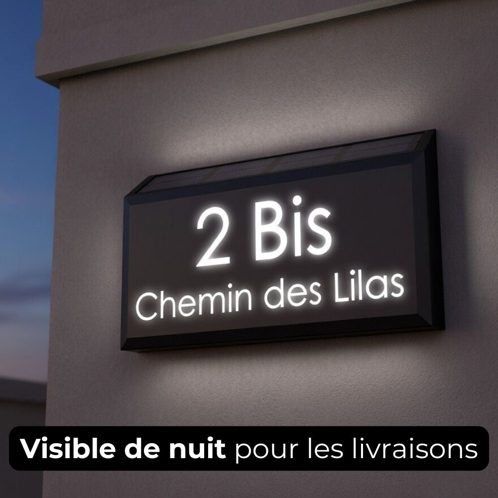 Plaque personnalisée