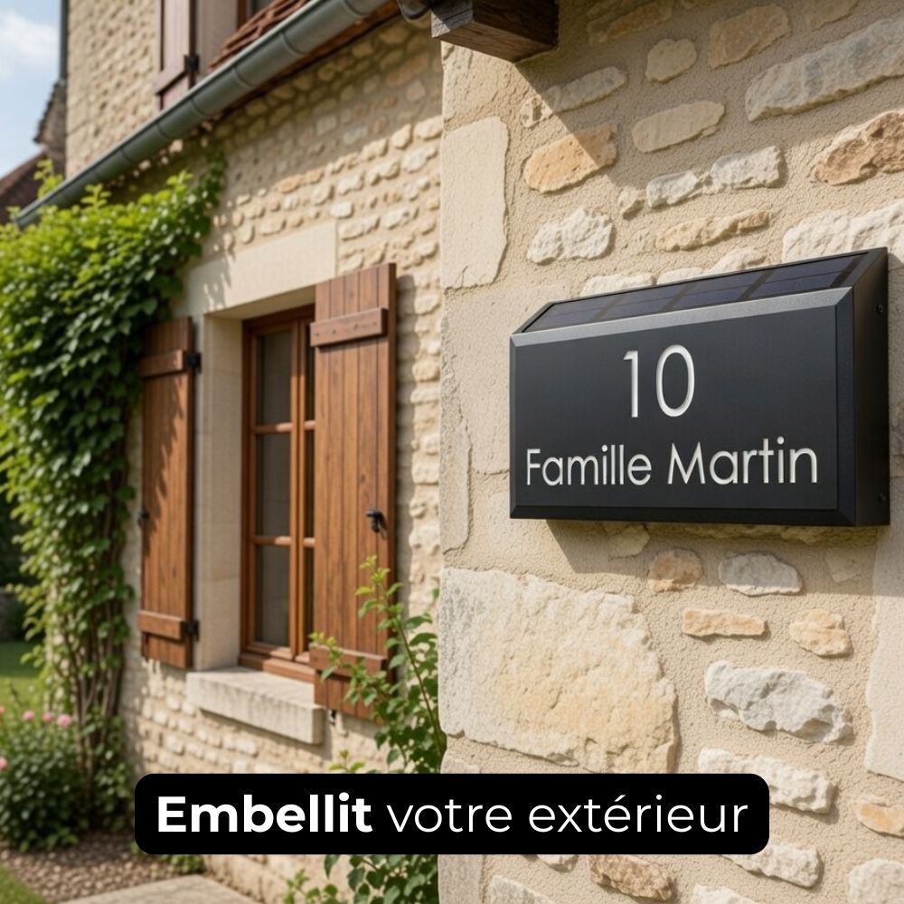 Plaque personnalisée