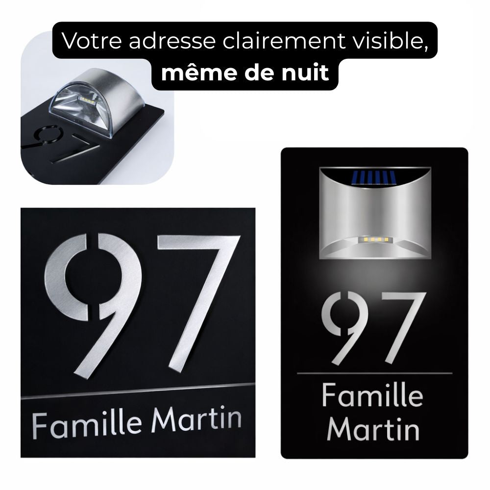 Plaque personnalisée