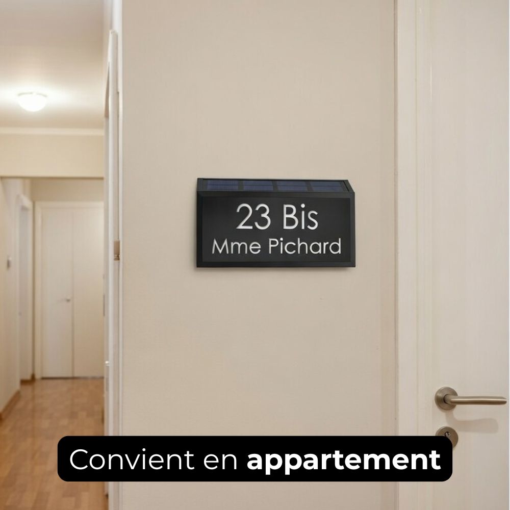 Plaque personnalisée